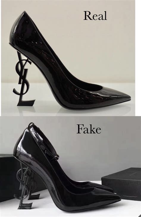 YSL Yves Saint Laurent OPYUM SHOE Real Vs. Fake 